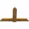 Ekena Millwork Eugene Rough Sawn Timber Gable Bracket, Western Red Cedar, 48"W x 30"H x 2"D x 6"F, 15/12 Pitch GBW048X30X0206EUG00RWR - alternate 5